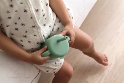 Поильник Beaba Tasse Paille Silicone S Green 913573 9
