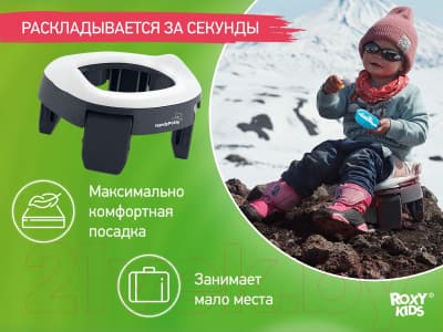 Дорожный горшок ROXY-KIDS HandyPotty / HP-250GT 9