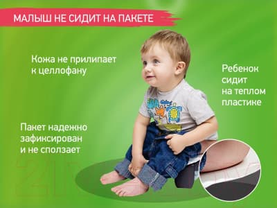 Дорожный горшок ROXY-KIDS HandyPotty / HP-250GT 7