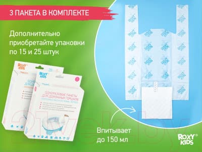 Дорожный горшок ROXY-KIDS HandyPotty / HP-250GT 6