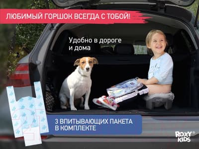 Дорожный горшок ROXY-KIDS HandyPotty / HP-250GT 2