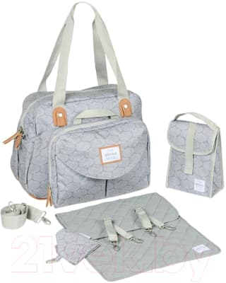 Сумка-пеленальник Beaba Chang/Bag Geneva 2 Tiny Clouds 940258 3