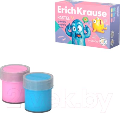 Гуашь Erich Krause Jolly Friends Pastel / 61418 3