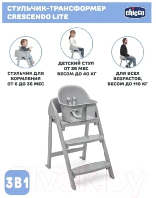 Стульчик для кормления Chicco Crescendo Lite 8