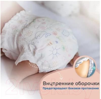 Подгузники детские MyKiddo Premium S до 6кг 4