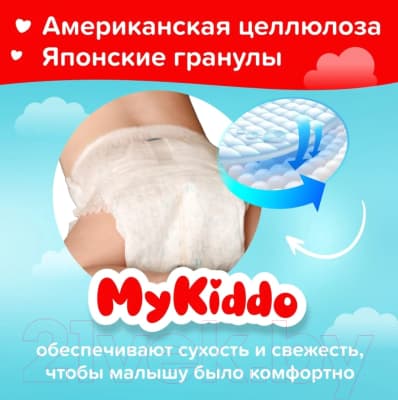 Подгузники-трусики детские MyKiddo Classic M 6-10кг 6