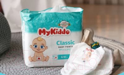 Подгузники-трусики детские MyKiddo Classic M 6-10кг 2