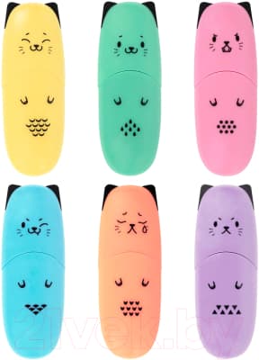 Набор маркеров Brauberg Kids Cute Cats. Pastel / 152436 2