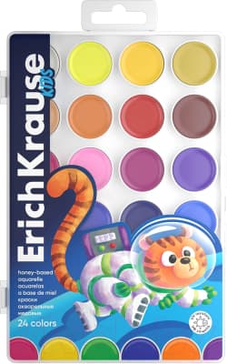 Акварельные краски Erich Krause Kids Space Animals / 61362