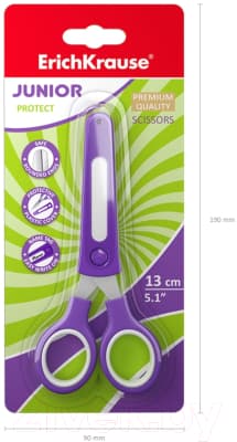 Ножницы канцелярские Erich Krause Junior Protect / 58196 5