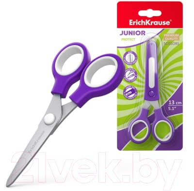 Ножницы канцелярские Erich Krause Junior Protect / 58196 3