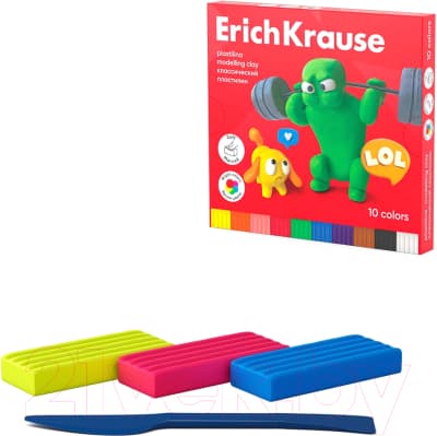 Пластилин Erich Krause Jolly Friends / 61346 2