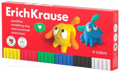 Пластилин Erich Krause Jolly Friends / 61344