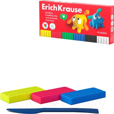 Пластилин Erich Krause Jolly Friends / 61344 2