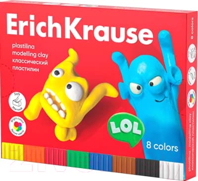 Пластилин Erich Krause Jolly Friends / 61345