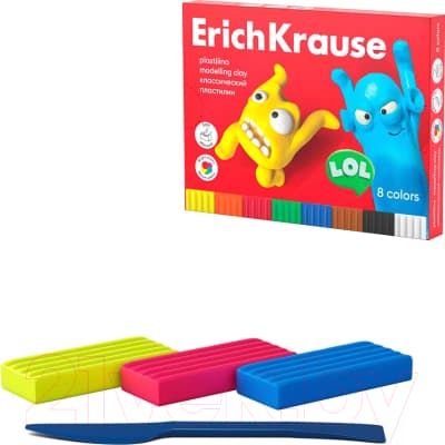 Пластилин Erich Krause Jolly Friends / 61345 2