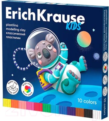 Пластилин Erich Krause Kids Space Animals / 61331