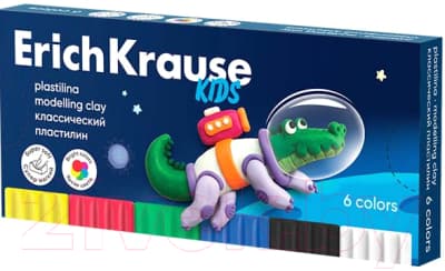 Пластилин Erich Krause Kids Space Animals / 61330