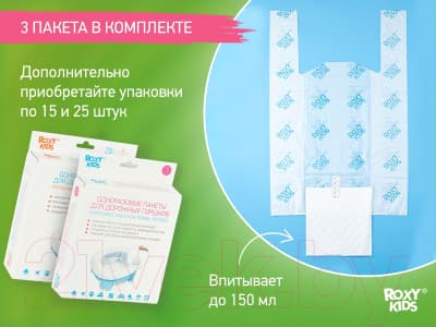 Дорожный горшок ROXY-KIDS HandyPotty / HP-255DBG 9