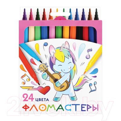 Фломастеры Пифагор Единорог / 152450 2