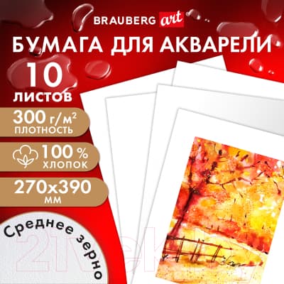Набор бумаги для рисования Brauberg Art Premiere / 115336 2