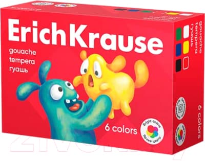 Гуашь Erich Krause Jolly Friends / 61413 2