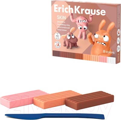 Пластилин легкий Erich Krause Jolly Friends Skin / 61353 2