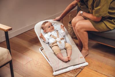 Детский шезлонг Beaba Eazy Relax Greige 915056 8