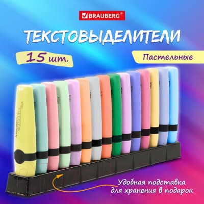 Набор маркеров Brauberg Delta Pastel / 152507 8