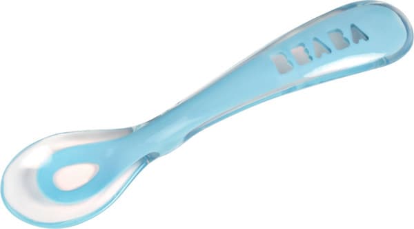 Ложка для кормления Beaba Ergonomic 1st Age Spoon Blue 913381