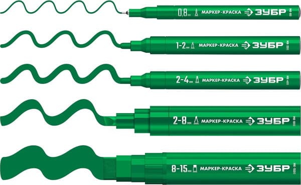 Маркер-краска Зубр МК-1500 / 06329-4 3