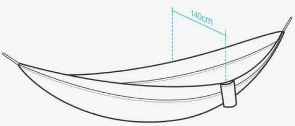 Гамак ZaoFeng Parachute Cloth Hammock HW070101 5