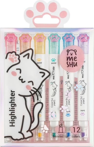 Набор маркеров Meshu White kittens / MS_55401