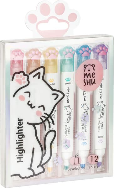 Набор маркеров Meshu White kittens / MS_55401 2