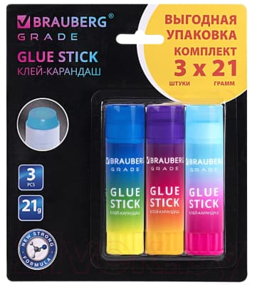 Клей-карандаш Brauberg Grade / 271248 9