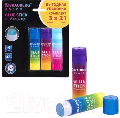 Клей-карандаш Brauberg Grade / 271248 10