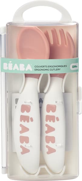 Набор столовых приборов для кормления Beaba Set Of 2 2nd Age Fork + Nude 913400 3
