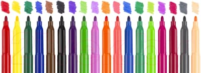 Фломастеры Lorex Kids / LXKFPCL-18 3