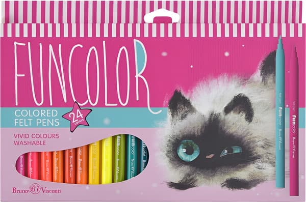 Фломастеры Bruno Visconti Funcolor / 32-0069