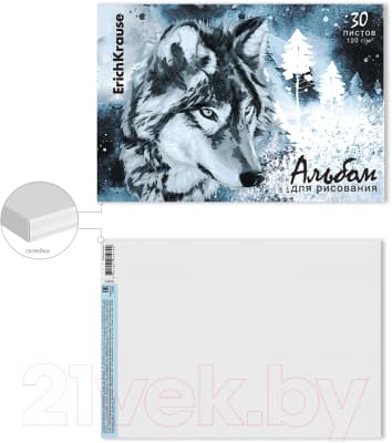 Альбом для рисования Erich Krause Timber Wolf / 61474 2