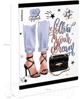 Тетрадь Erich Krause Fashion Girl / 60618 9