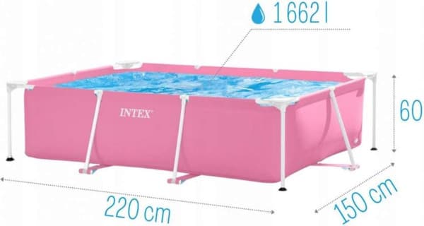 Каркасный бассейн Intex Rectangular Frame / 28266 9