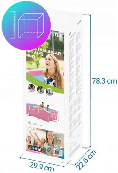 Каркасный бассейн Intex Rectangular Frame / 28266 10