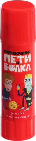 Клей-карандаш Erich Krause EasyStick Приключения Пети и Волка / 60501