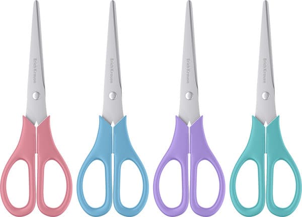 Ножницы канцелярские Erich Krause EasyCut Pastel / 60875 3
