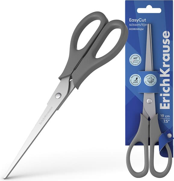 Ножницы канцелярские Erich Krause EasyCut / 60839 3