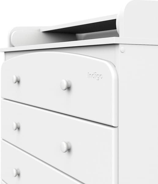 Комод пеленальный INDIGO Classic 800/4 c откидным пеленальным столиком 5