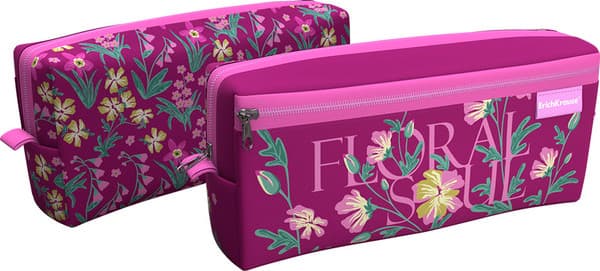 Пенал Erich Krause Floral Soul / 63031