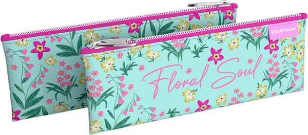 Пенал Erich Krause Floral Soul / 63038