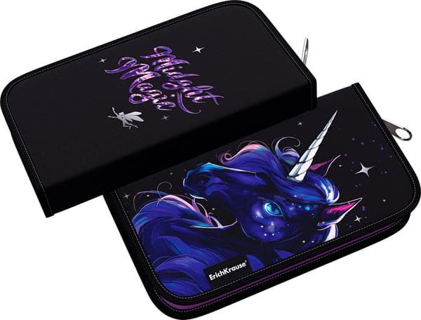 Пенал Erich Krause Black Unicorn / 62883